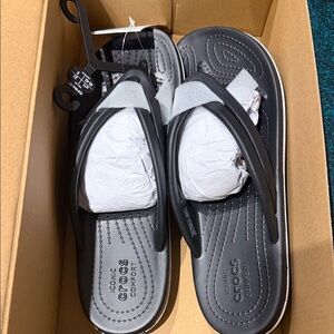 Crocs Adult Crocband Flip Flops - NEW with box - sz 11